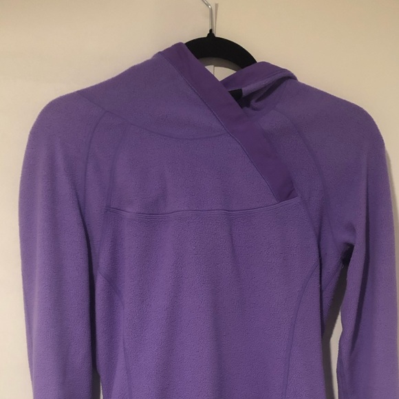 Lululemon Fleece Hoodie, Periwinkle, Sz 6 - Picture 2 of 8
